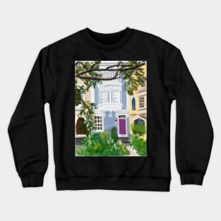 Capitol Hill Rowhouse in Spring Crewneck Sweatshirt